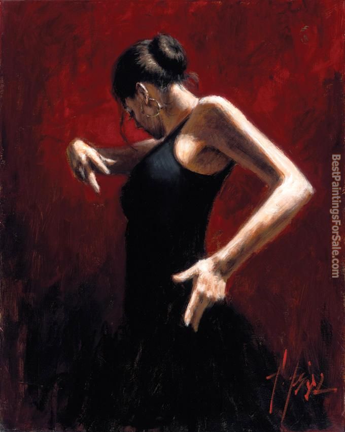 Flamenco Dancer Paintings for sale